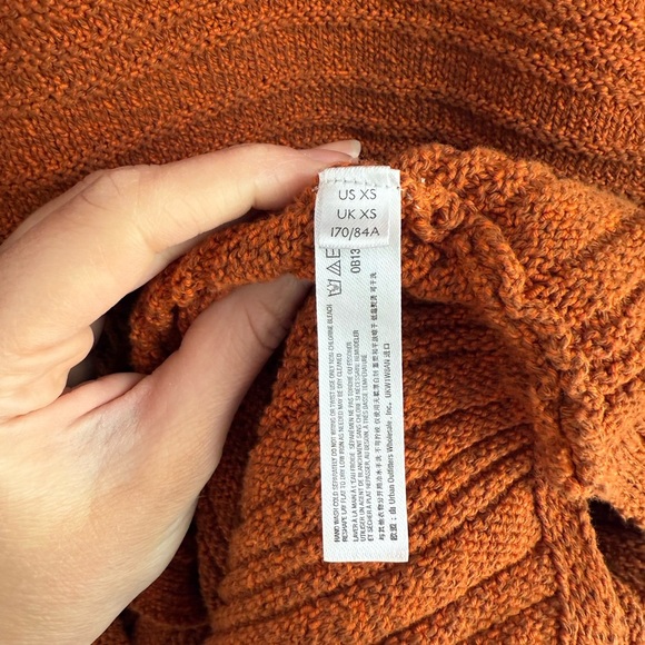 Free People Beach Day Dreaming Button-Up Cardigan - Burnt Orange - Extra Small - Picture 7 of 11